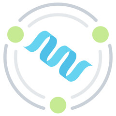 Primary Structure Flat Icon