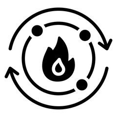 Metabolism Glyph Icon
