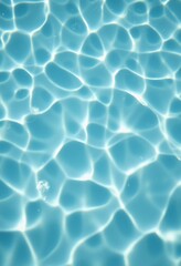 Abstract image of shimmering turquoise water, perfect for summer themes, backgrounds, or relaxation concepts.  Clean and refreshing.
