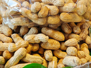 Boiled beans in the market