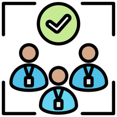 Participant Outline Color Icon