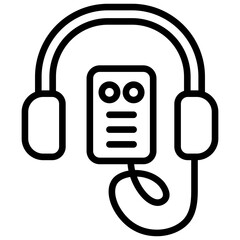 Audio Guide Outline Icon