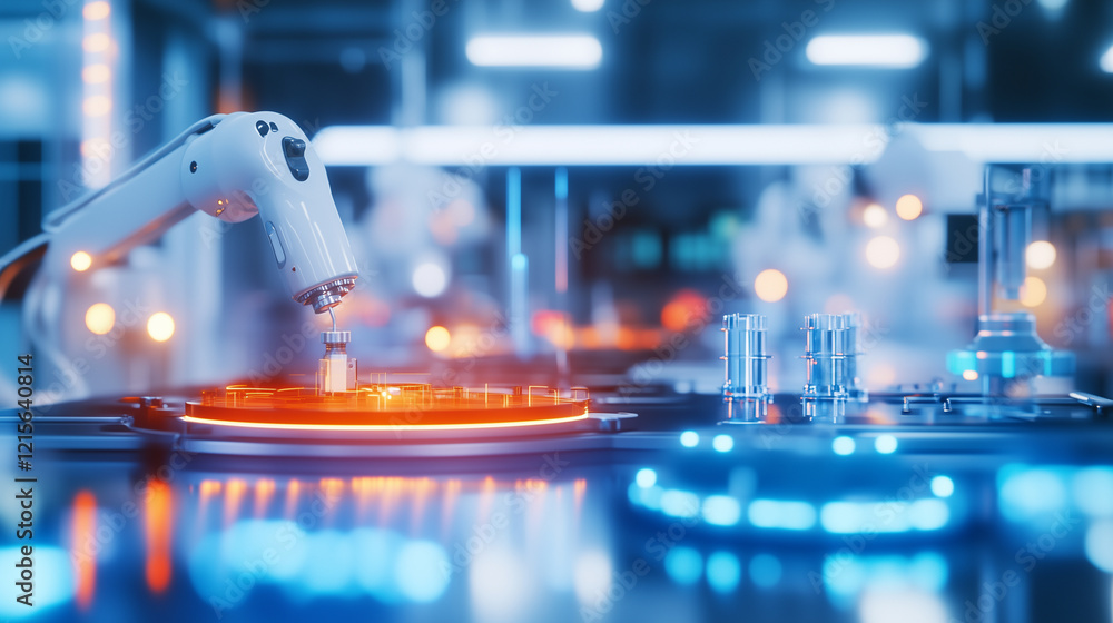 Poster generative ai-driven smart factory with m2m technology: a digital industrial environment featuring m