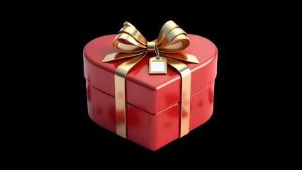 Obraz premium Festive Christmas Elements,Pine Branches, Ornaments, Gifts, Candles, and Snowy Landscapes,red gift box with vibrant bow against black background,Festive Christmas elements, pine branches PNG, Valentin