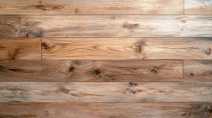 Naklejka premium Warm brown wood floor texture background, interior design