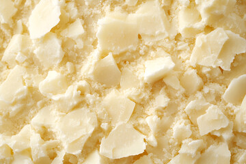 Texture of shea butter, closeup
