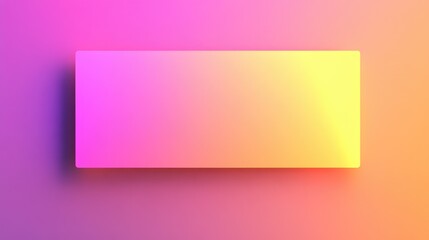 Fototapeta premium A bright, blank promotional banner set on a vibrant gradient background.