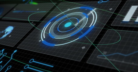 Image of scope scanning with digital data processing