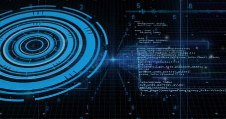 Image of scope scanning with digital data processing
