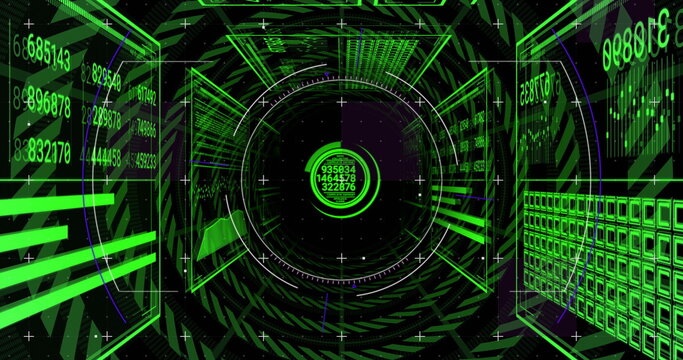 Image of scope scanning with digital data processing