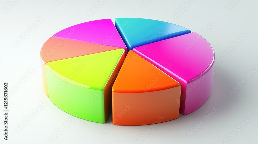 Poster a colorful pie chart with an empty section, symbolizing incomplete advice or analysis.