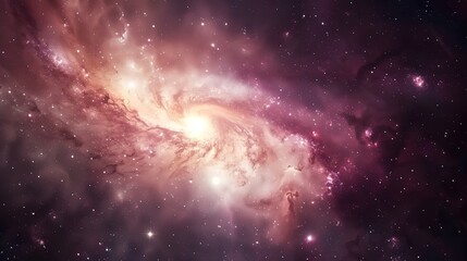 Obraz premium _Pastel_galaxy_Space_Colorful_Abstract_background