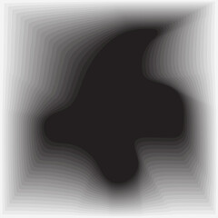 Square with wavy dynamic transparent. Technology style