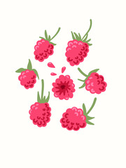 Abstract fruits in modern artistic styles. Great for posters, cards, covers, and trendy t-shirt designs.