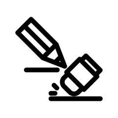 Eraser icon design template