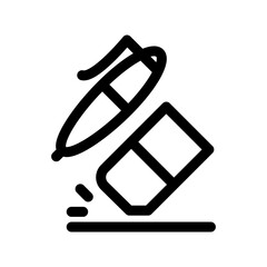 Eraser icon design template