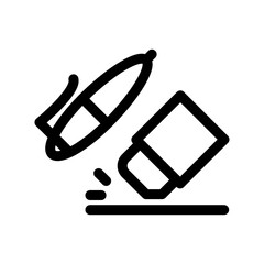 Eraser icon design template