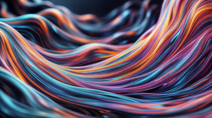 abstract colorful swirl wave