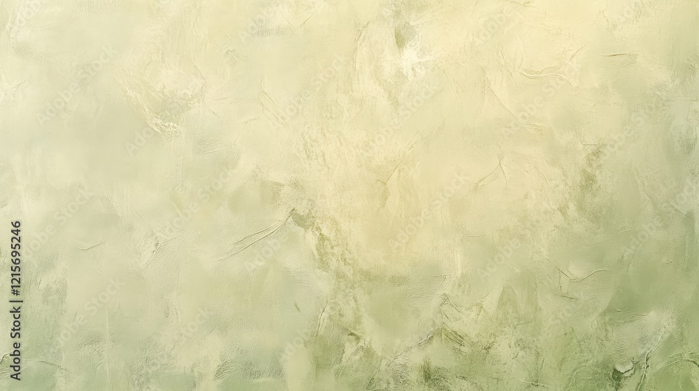 Poster textured abstract background with soft green tones and subtle brush strokes providing ample copy spa