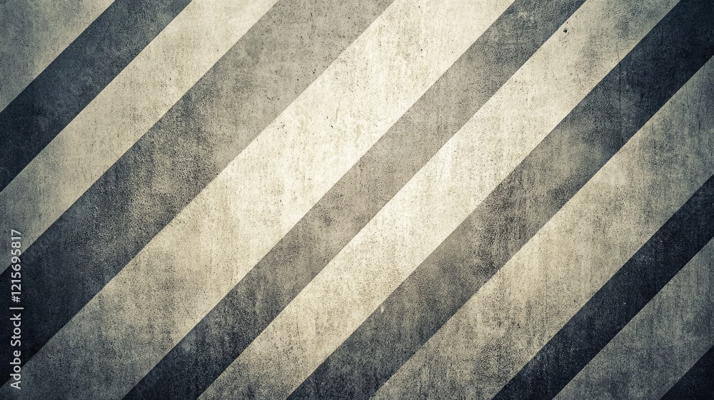 Poster grungy diagonal striped concrete texture in black and gray with copy space for text overlay