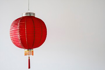 Obraz premium Red Chinese Lantern Hanging Decor Festive Asian Style