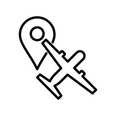 Plane icon design template