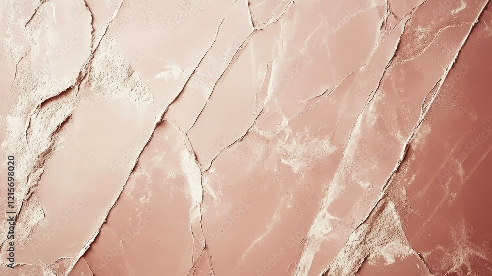 Poster textured background of cracked rose marble with subtle color variation and natural pattern ideal for