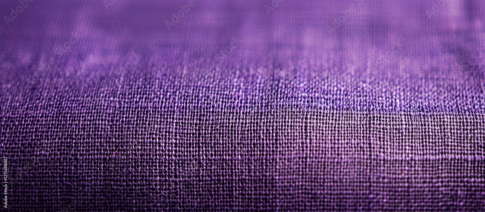 Poster Purple textured fabric background with fine lines and patterns creating a rich appearance, ideal for showcasing design elements and Copy Space.
