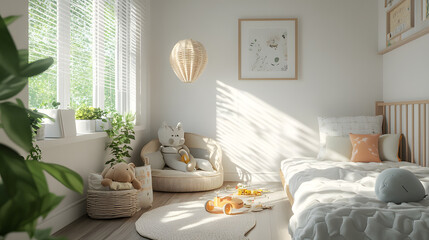 Lounge area with soft lighting and natural elements that create a serene atmosphere.