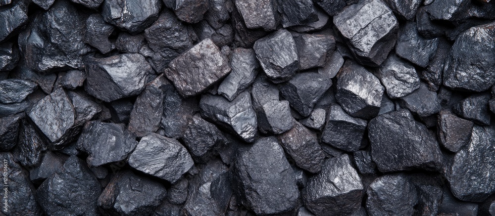 Poster dark textured coal rocks background with irregular shapes and surfaces providing copy space for text