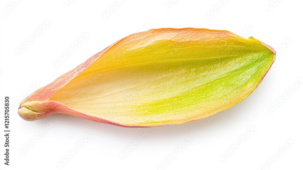 Poster peeled pistachio shell on white background creating space for text or design elements in artistic fo