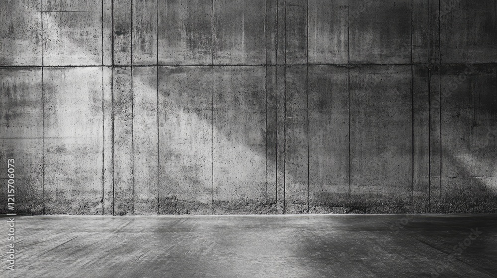 Poster gray concrete wall texture background with empty space for text placement and industrial aesthetic i
