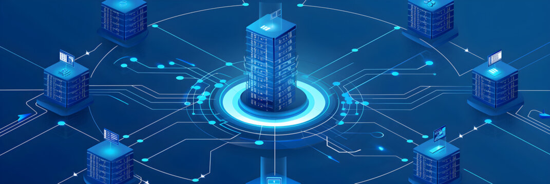 Schematic Illustration of Nginx Load Balancing and Network Traffic Distribution
