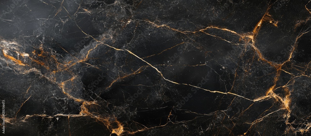 Poster black marble texture with golden veining and dark background suitable for backgrounds or design proj