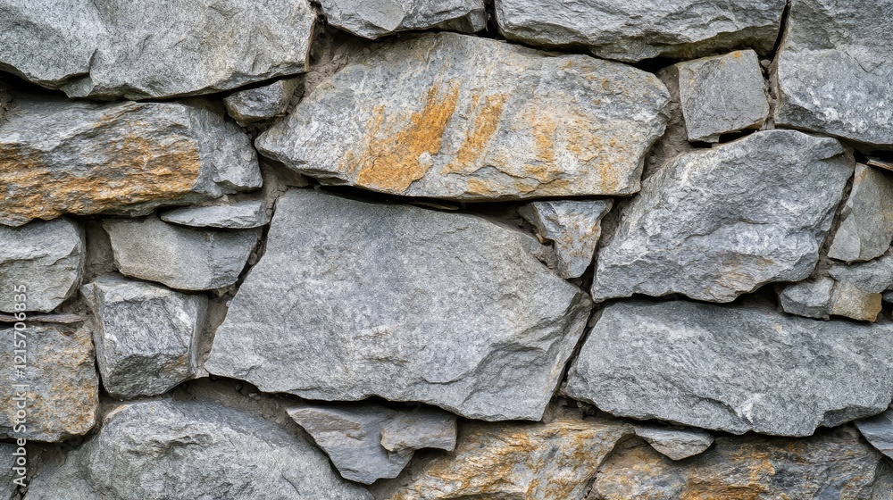 Poster gray stone wall background with aged rock texture and empty space for text placement