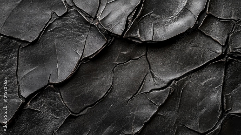 Poster aged leather texture with visible cracks and folds ideal for backgrounds or overlays with ample spac