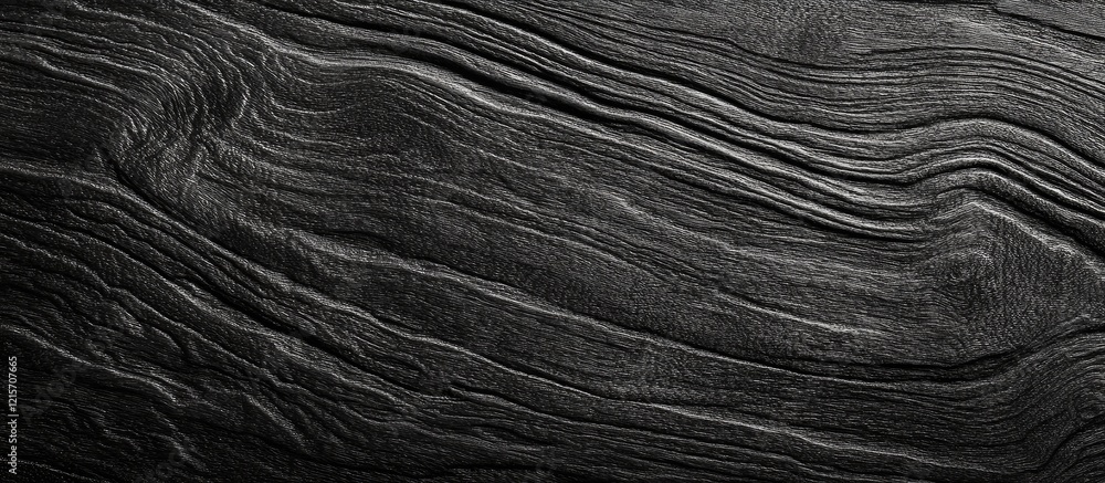 Poster black wood texture with prominent grain patterns ideal for backgrounds and design projects copy spac