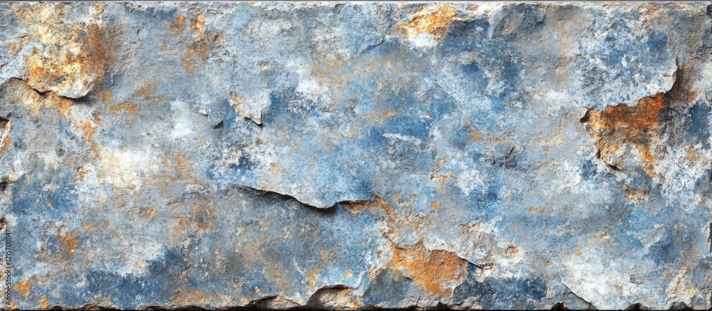Poster textured blue and brown abstract background with layered patterns and rough surface ideal for design
