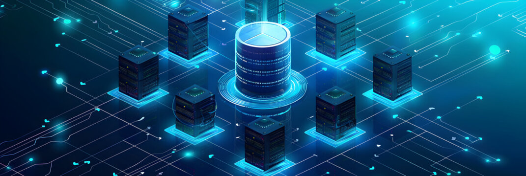 Schematic Illustration of Nginx Load Balancing and Network Traffic Distribution