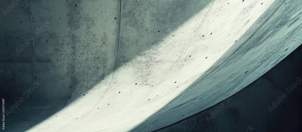 Aufkleber abstract concrete wall texture with dramatic lighting and shadows featuring smooth curves and copy s
