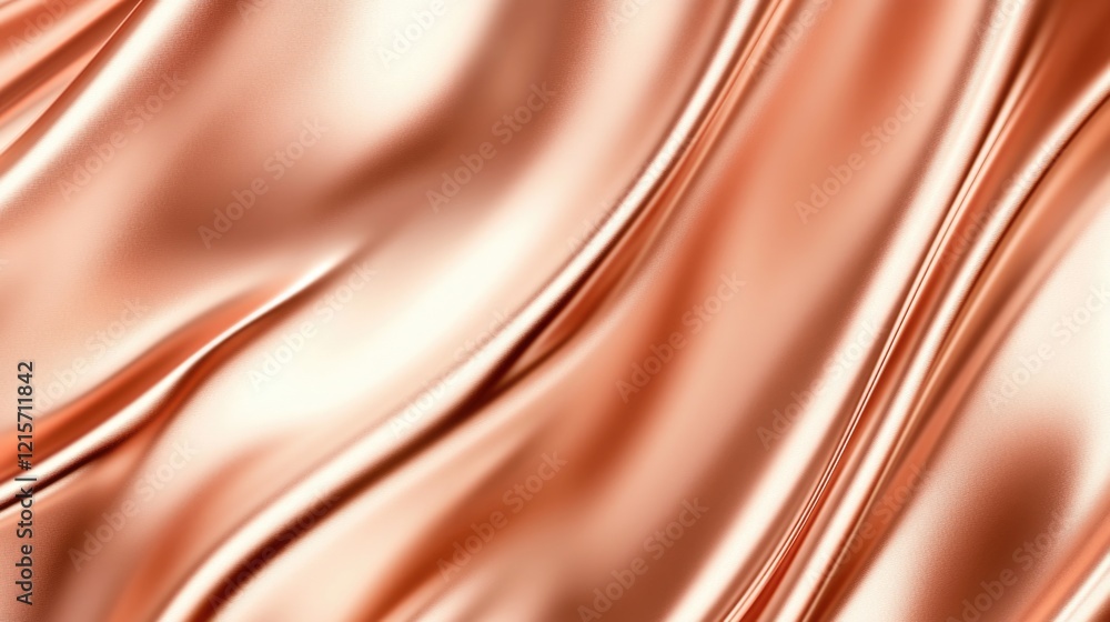 Aufkleber rose gold metallic texture abstract background with elegant shiny surface and minimalist brushed gra
