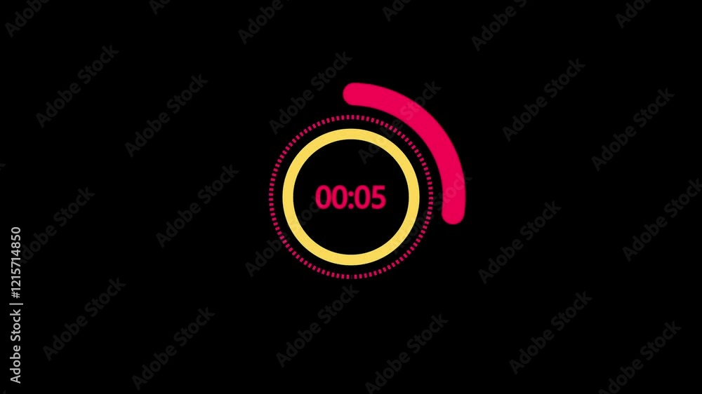 Poster digital stopwatch or timer, countdown from 10 to 0 , 10 seconds countdown timer, countdown timer, co