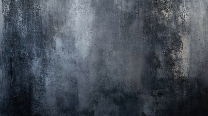 Dark textured concrete wall with faded and weathered appearance suitable for background use Copy Space