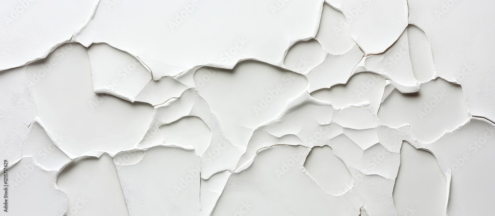 Poster elegant white stucco relief texture with intricate layers and empty space for text, perfect for mini