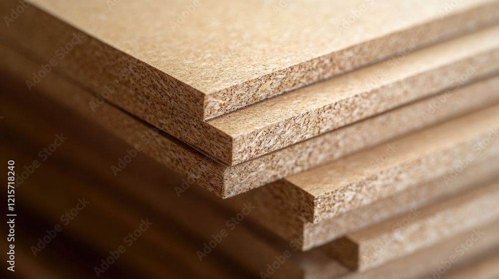 Poster close-up of stacked wooden boards showcasing the texture and grain pattern with copy space for text 