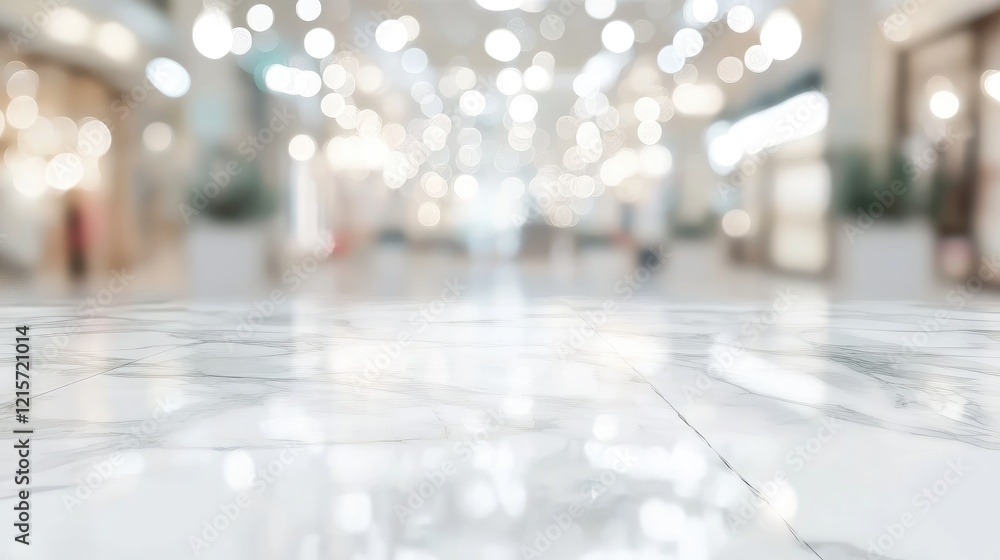 Poster blurred white marble texture background with bokeh lights ideal for elegant product displays in upsc