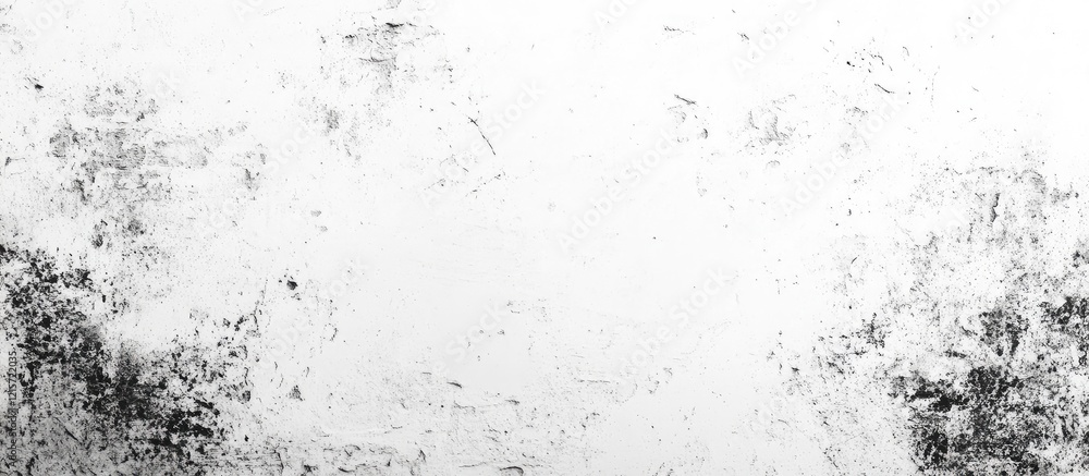 Aufkleber textured white poster on rough plaster background in vintage wall interior setting empty space for c