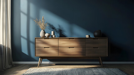 Obraz premium Warm-toned bedroom with delicate furniture and sunlight streaming in.