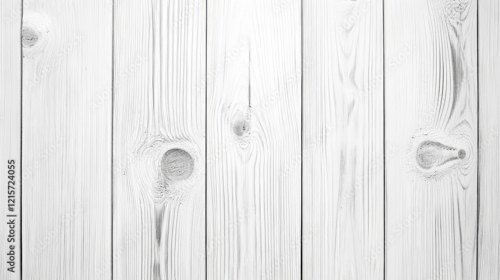 Poster textured white wooden plank background with vertical grain pattern and copy space suitable for minim