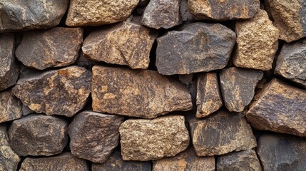 Natural Stone Wall Insulation Material in Earthy Tones Promoting Sustainable Living and Eco-Friendly Architecture Concepts